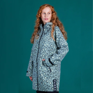 PAIKKA Human Visibility Raincoat Green Leo W
