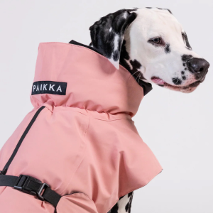 PAIKKA Visibility Winter Jacket Wool For Dogs | Rose