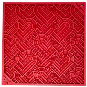 SodaPup Heart Design "LOVE" eMat Lick Mat