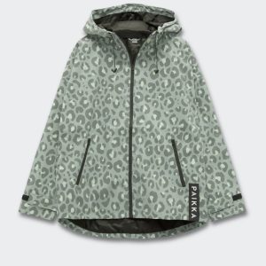 PAIKKA Human Visibility Raincoat Green Leo U