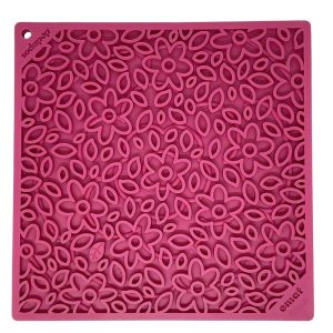 SodaPup Flower Power Design eMat Enrichment Lick Mat