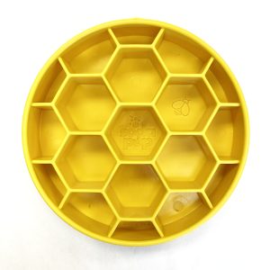 SodaPup Honeycomb design eBowl enrichment slow feeder bowl for dogs