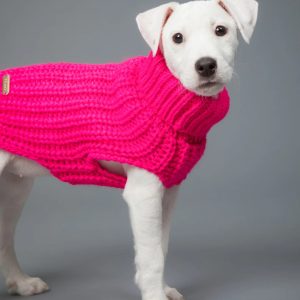 PAIKKA Knit Sweater Hot Pink