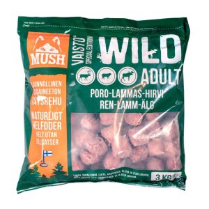 MUSH B.A.R.F. Vaisto® ADULT WILD Reindeer-Lamb-Moose 3 kg.