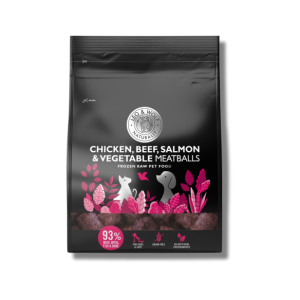 Leo & Wolf Chicken, Beef, Salmon & Vegetable Meatballs 1 kg.