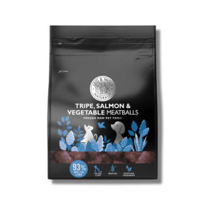Leo & Wolf Tripe, Salmon & Vegetable Meatballs 1 kg.