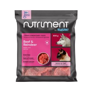 Nutriment by RAUH! Beef & Reindeer Medallions 800g.