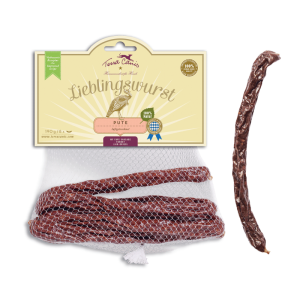 Lieblingswurst: air-dried turkey sausages