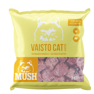 MUSH B.A.R.F. Vaisto® Yellow Cat & Kitten Chicken-Beef Menu 3 kg
