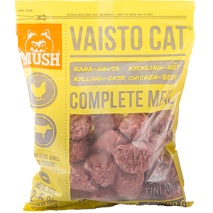 MUSH B.A.R.F. Vaisto® Yellow Cat & Kitten Chicken-Beef Menu 800g