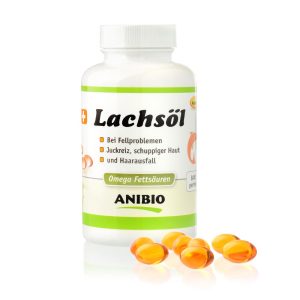 ANIBIO Lachsöl Salmon Oil Capsules - For Skin & Coat