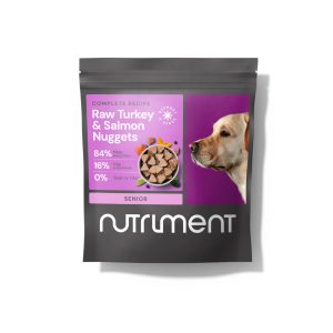 Nutriment Raw Turkey & Salmon Nuggets for Senior Dogs